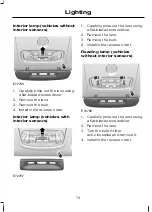 Предварительный просмотр 75 страницы Ford Galaxy 2007 Owner'S Handbook Manual