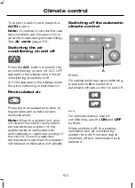 Предварительный просмотр 122 страницы Ford Galaxy 2007 Owner'S Handbook Manual