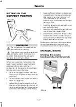 Предварительный просмотр 129 страницы Ford Galaxy 2007 Owner'S Handbook Manual