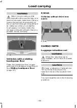 Предварительный просмотр 191 страницы Ford Galaxy 2007 Owner'S Handbook Manual