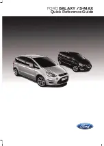 Предварительный просмотр 1 страницы Ford GALAXY 2012 Quick Reference Manual