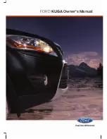 Ford KUGA Owner'S Manual preview