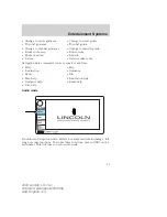 Preview for 35 page of Ford Lincoln LS 2004 Owner'S Manual