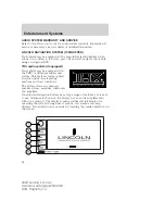 Предварительный просмотр 26 страницы Ford Lincoln LS 2005 Owner'S Manual