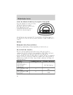 Предварительный просмотр 98 страницы Ford LINCOLN Mercury Owner'S Manual