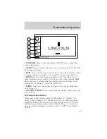 Предварительный просмотр 393 страницы Ford LINCOLN Mercury Owner'S Manual