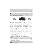 Предварительный просмотр 589 страницы Ford LINCOLN Mercury Owner'S Manual