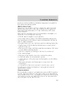 Предварительный просмотр 627 страницы Ford LINCOLN Mercury Owner'S Manual