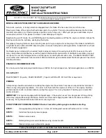 Preview for 4 page of Ford M-6007-Z427AFT Installation Instructions Manual