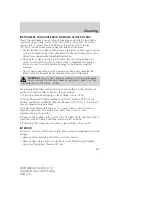 Preview for 267 page of Ford Mariner Hybrid 2009 Owner'S Manual