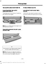 Предварительный просмотр 263 страницы Ford MAVERICK 2022 Owner'S Manual