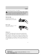 Предварительный просмотр 43 страницы Ford Monterey 2005 Owner'S Manual