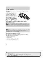 Предварительный просмотр 58 страницы Ford Monterey 2005 Owner'S Manual