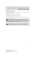 Предварительный просмотр 201 страницы Ford Mountaineer 2007 Owner'S Manual