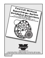 Ford Mustang 1986 Installation Instructions Manual preview