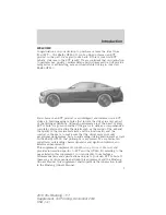 Предварительный просмотр 4 страницы Ford Mustang Shelby GT500 Supplement Manual