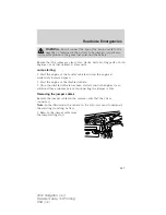 Предварительный просмотр 287 страницы Ford Navigator 2012 Owner'S Manual