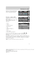 Preview for 75 page of Ford Navigator2005 Owner'S Manual