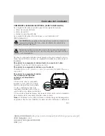 Предварительный просмотр 189 страницы Ford Navigator2005 Owner'S Manual