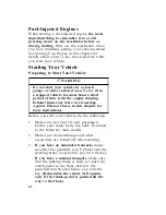 Предварительный просмотр 44 страницы Ford Probe Owner'S Manual