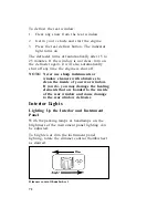 Предварительный просмотр 73 страницы Ford Probe Owner'S Manual