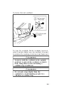 Предварительный просмотр 111 страницы Ford Probe Owner'S Manual