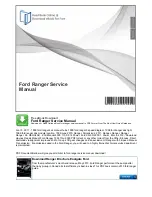 Предварительный просмотр 1 страницы Ford RANGER Service Manual