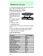 Preview for 146 page of Ford Taurus 1997 Owner'S Manual