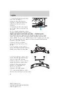 Предварительный просмотр 42 страницы Ford Taurus 2004 Owner'S Manual