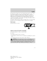 Предварительный просмотр 65 страницы Ford Taurus 2010 Owner'S Manual