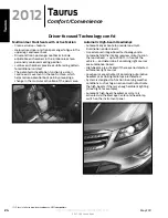 Preview for 24 page of Ford Taurus 2012 User Manual