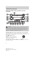 Предварительный просмотр 22 страницы Ford Taurus X 2009 Owner'S Manual