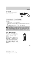 Предварительный просмотр 89 страницы Ford Taurus X 2009 Owner'S Manual