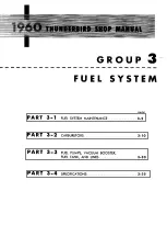 Предварительный просмотр 88 страницы Ford THUNDERBIRD 1960 Shop Manual