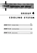 Предварительный просмотр 124 страницы Ford THUNDERBIRD 1960 Shop Manual