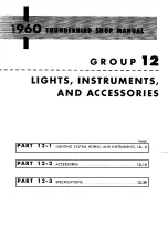 Предварительный просмотр 292 страницы Ford THUNDERBIRD 1960 Shop Manual