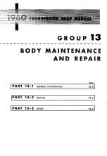 Предварительный просмотр 332 страницы Ford THUNDERBIRD 1960 Shop Manual