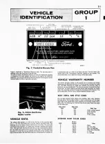 Предварительный просмотр 5 страницы Ford Thunderbird 1965 Shop Manual