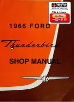 Ford Thunderbird 1966 Shop Manual предпросмотр