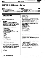 Preview for 3 page of Ford Thunderbird Manual