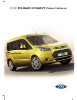 Предварительный просмотр 1 страницы Ford TOURNEO CONNECT 2015 Owner'S Manual