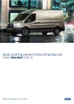 Предварительный просмотр 1 страницы Ford TRANSIT 2016.75 Mounting Manual