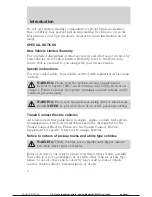 Preview for 6 page of Ford transit connect 2012 User Manual