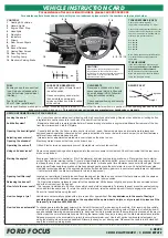 Preview for 4 page of Ford Transit Connect 2021 Instruction Card