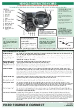 Preview for 8 page of Ford Transit Connect 2021 Instruction Card