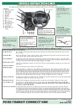 Preview for 11 page of Ford Transit Connect 2021 Instruction Card