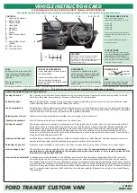 Preview for 12 page of Ford Transit Connect 2021 Instruction Card