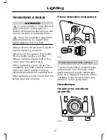 Предварительный просмотр 49 страницы Ford Transit Connect Owner'S Handbook Manual