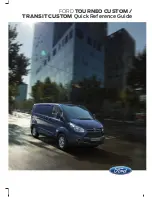 Ford Transit Custom 2014 Quick Reference Manual предпросмотр