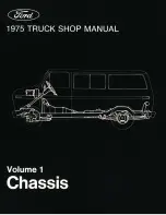 Предварительный просмотр 3 страницы Ford Truck 1975 Shop Manual